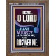 O LORD HAVE MERCY ALSO UPON ME AND ANSWER ME  Bible Verse Wall Art Portrait  GWF12189  