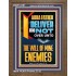DELIVER ME NOT OVER UNTO THE WILL OF MINE ENEMIES ABBA FATHER  Modern Christian Wall Décor Portrait  GWF12191  "33x45"