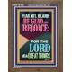 FEAR NOT O LAND THE LORD WILL DO GREAT THINGS  Christian Paintings Portrait  GWF12198  