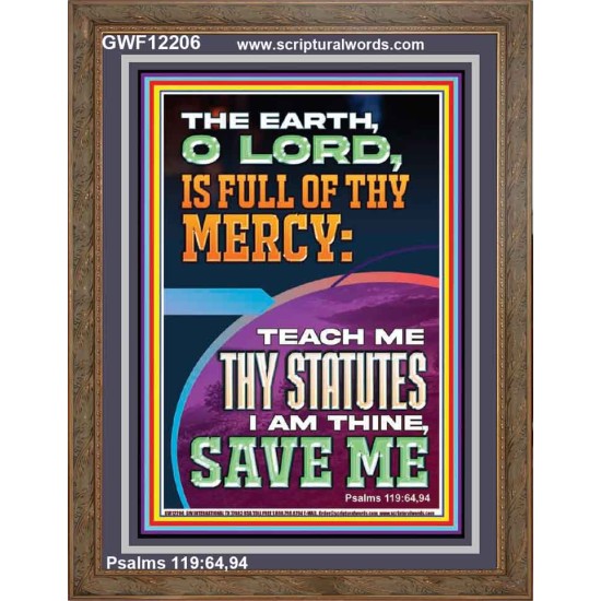 I AM THINE SAVE ME O LORD  Scripture Art Prints  GWF12206  