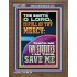 I AM THINE SAVE ME O LORD  Scripture Art Prints  GWF12206  "33x45"