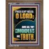 ALL THY COMMANDMENTS ARE TRUTH O LORD  Ultimate Inspirational Wall Art Picture  GWF12217  "33x45"