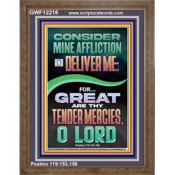 GREAT ARE THY TENDER MERCIES O LORD  Unique Scriptural Picture  GWF12218  "33x45"
