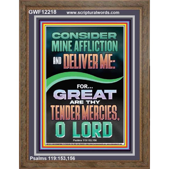 GREAT ARE THY TENDER MERCIES O LORD  Unique Scriptural Picture  GWF12218  