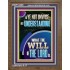 UNDERSTAND WHAT THE WILL OF THE LORD IS  Sanctuary Wall Picture Portrait  GWF12228  "33x45"