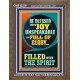 BE BLESSED WITH JOY UNSPEAKABLE  Contemporary Christian Wall Art Portrait  GWF12239  
