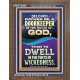 RATHER BE A DOORKEEPER IN THE HOUSE OF GOD THAN IN THE TENTS OF WICKEDNESS  Scripture Wall Art  GWF12283  