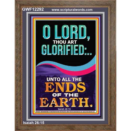 O LORD THOU ART GLORIFIED  Sciptural Décor  GWF12292  