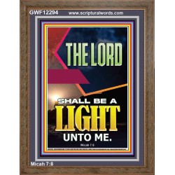 BE A LIGHT UNTO ME  Bible Verse Portrait  GWF12294  "33x45"