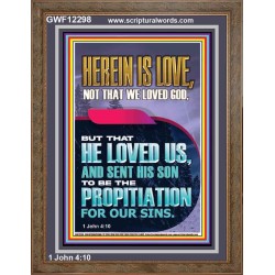 THE PROPITIATION FOR OUR SINS  Art & Wall Décor  GWF12298  "33x45"