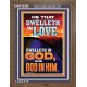 HE THAT DWELLETH IN LOVE DWELLETH IN GOD  Wall Décor  GWF12300  