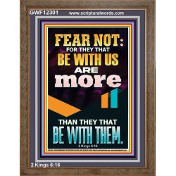 THEY THAT BE WITH US ARE MORE THAN THEM  Modern Wall Art  GWF12301  "33x45"