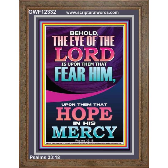 THEY THAT HOPE IN HIS MERCY  Unique Scriptural ArtWork  GWF12332  