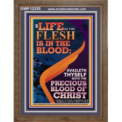 AVAILETH THYSELF WITH THE PRECIOUS BLOOD OF CHRIST  Custom Art and Wall Décor  GWF12335  "33x45"