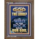 WHO IS THE ROCK SAVE OUR GOD  Art & Décor Portrait  GWF12348  