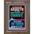 WHOSOEVER ABIDETH IN THE DOCTRINE OF CHRIST  Bible Verse Wall Art  GWF12388  "33x45"