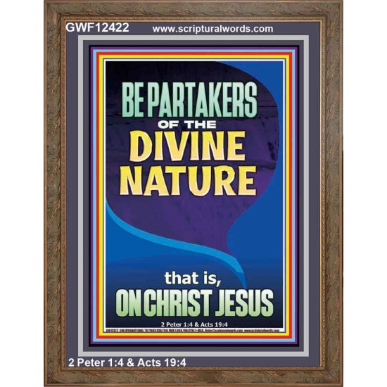 BE PARTAKERS OF THE DIVINE NATURE THAT IS ON CHRIST JESUS  Church Picture  GWF12422  