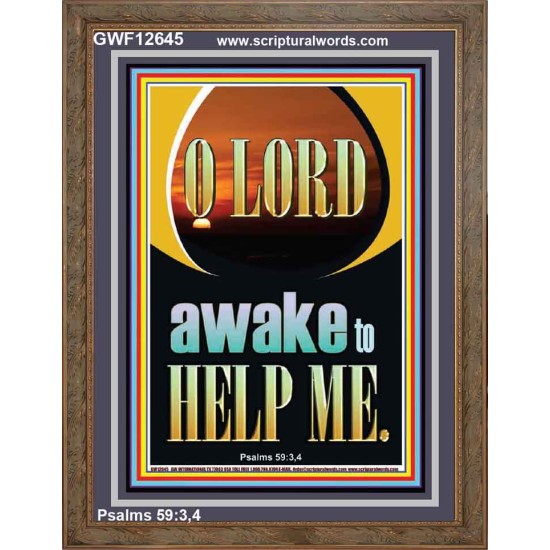 O LORD AWAKE TO HELP ME  Unique Power Bible Portrait  GWF12645  