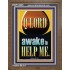 O LORD AWAKE TO HELP ME  Unique Power Bible Portrait  GWF12645  "33x45"