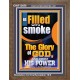 BE FILLED WITH SMOKE THE GLORY OF GOD AND FROM HIS POWER  Church Picture  GWF12658  