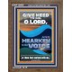 GIVE HEED TO ME O LORD AND HEARKEN TO THE VOICE OF MY ADVERSARIES  Righteous Living Christian Portrait  GWF12665  