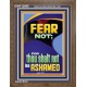 FEAR NOT FOR THOU SHALT NOT BE ASHAMED  Children Room  GWF12668  