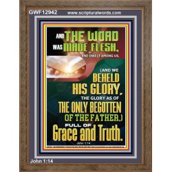 THE WORD WAS MADE FLESH THE ONLY BEGOTTEN OF THE FATHER  Sanctuary Wall Portrait  GWF12942  "33x45"