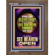 THOU SHALT SEE GREATER THINGS YE SHALL SEE HEAVEN OPEN  Ultimate Power Portrait  GWF12946  
