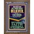 AS THOU HAST BELIEVED SO BE IT DONE UNTO THEE  Scriptures Décor Wall Art  GWF13006  "33x45"