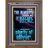 THE ALMIGHTY SHALL BE THY DEFENCE AND THOU SHALT HAVE PLENTY OF SILVER  Christian Quote Portrait  GWF13027  "33x45"