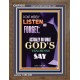 DO WHAT GOD'S TEACHINGS SAY  Children Room Portrait  GWF9393  