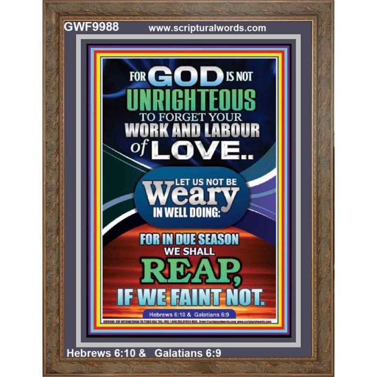 DO NOT BE WEARY IN WELL DOING  Children Room Portrait  GWF9988  