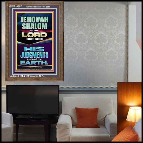 JEHOVAH SHALOM IS THE LORD OUR GOD  Christian Paintings  GWF10697  