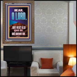 BECAUSE OF YOUR GREAT MERCIES PLEASE ANSWER US O LORD  Art & Wall Décor  GWF11813  "33x45"
