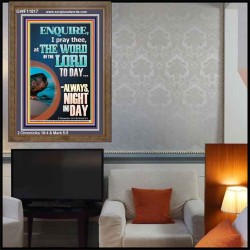 STUDY THE WORD OF THE LORD DAY AND NIGHT  Large Wall Accents & Wall Portrait  GWF11817  "33x45"