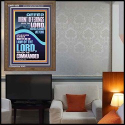 OFFER BURNT OFFERINGS UNTO THE LORD  Custom Inspiration Bible Verse Portrait  GWF11850  "33x45"