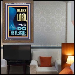 DO HIS PLEASURE AND BE BLESSED  Art & Décor Portrait  GWF11854  "33x45"