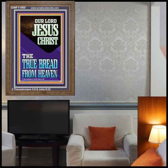 OUR LORD JESUS CHRIST THE TRUE BREAD FROM HEAVEN  Church Portrait  GWF11950  