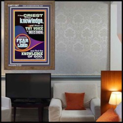 FIND THE KNOWLEDGE OF GOD  Bible Verse Art Prints  GWF11967  "33x45"