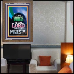 THE VOICE OF THE LORD IS FULL OF MAJESTY  Scriptural Décor Portrait  GWF11978  "33x45"