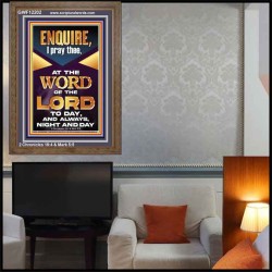 MEDITATE THE WORD OF THE LORD DAY AND NIGHT  Contemporary Christian Wall Art Portrait  GWF12202  "33x45"
