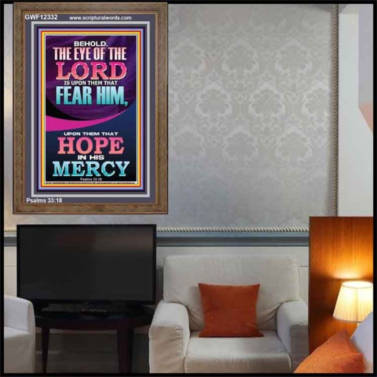 THEY THAT HOPE IN HIS MERCY  Unique Scriptural ArtWork  GWF12332  