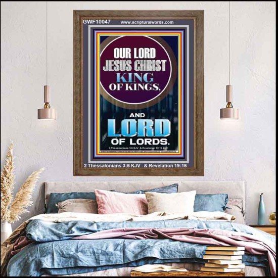 JESUS CHRIST - KING OF KINGS LORD OF LORDS   Bathroom Wall Art  GWF10047  