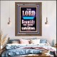 THE MEEK IS BEAUTIFY WITH SALVATION  Scriptural Prints  GWF10058  