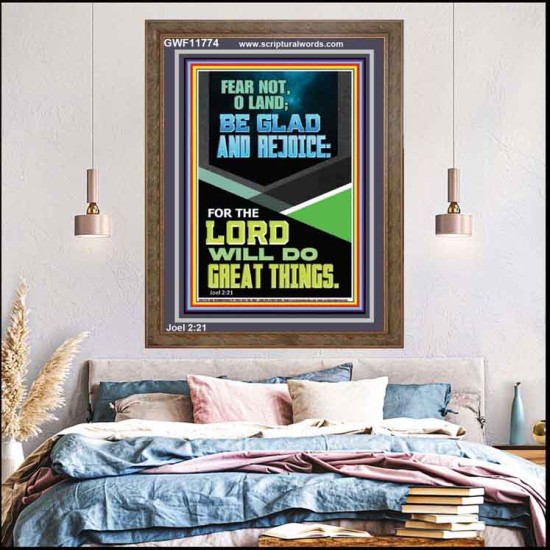 THE LORD WILL DO GREAT THINGS  Christian Paintings  GWF11774  