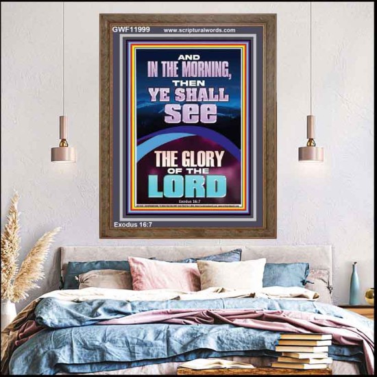 YOU SHALL SEE THE GLORY OF THE LORD  Bible Verse Portrait  GWF11999  
