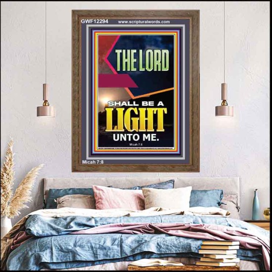 BE A LIGHT UNTO ME  Bible Verse Portrait  GWF12294  
