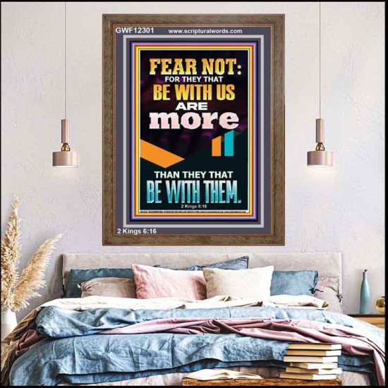 THEY THAT BE WITH US ARE MORE THAN THEM  Modern Wall Art  GWF12301  