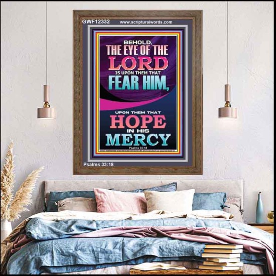 THEY THAT HOPE IN HIS MERCY  Unique Scriptural ArtWork  GWF12332  