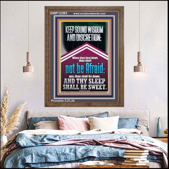 THY SLEEP SHALL BE SWEET  Printable Bible Verses to Portrait  GWF12393  